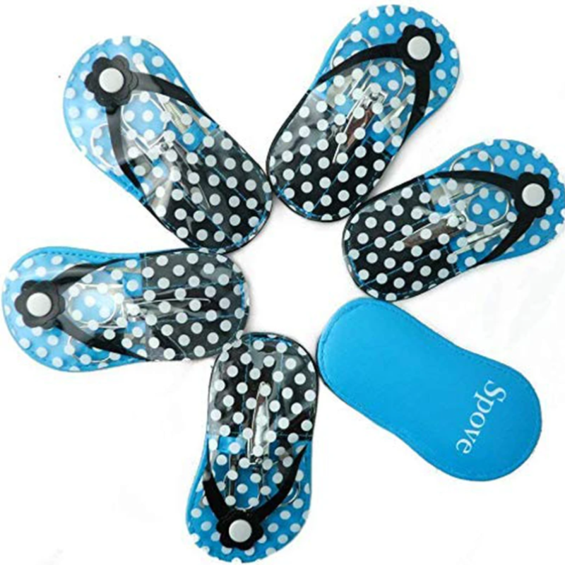 6 Pack Flip Flop Party Favor Manicure Set