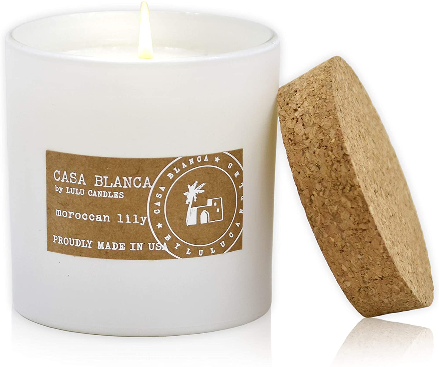 Lulu Candles | Fresh Linen | Luxury Scented Soy Jar Candle | Hand Poured in The USA | Highly Scented & Long Lasting - 2 Pack - 9 Oz. - NO LID