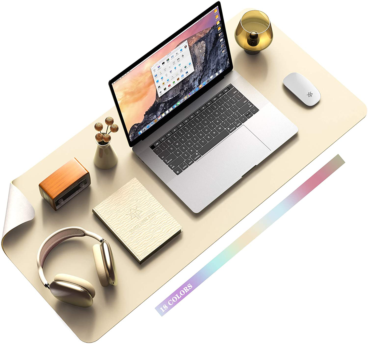 Writing Desk Pad Protector, Anti-Slip Thin Mousepad for Computers,Office Desk Accessories Laptop Waterproof Desk Protector for Office Decor and Home