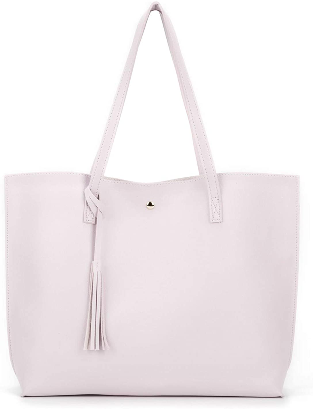 Women's Tote Bags Top Handle Satchel Handbags Faux Leather Tassel Shoulder Purse