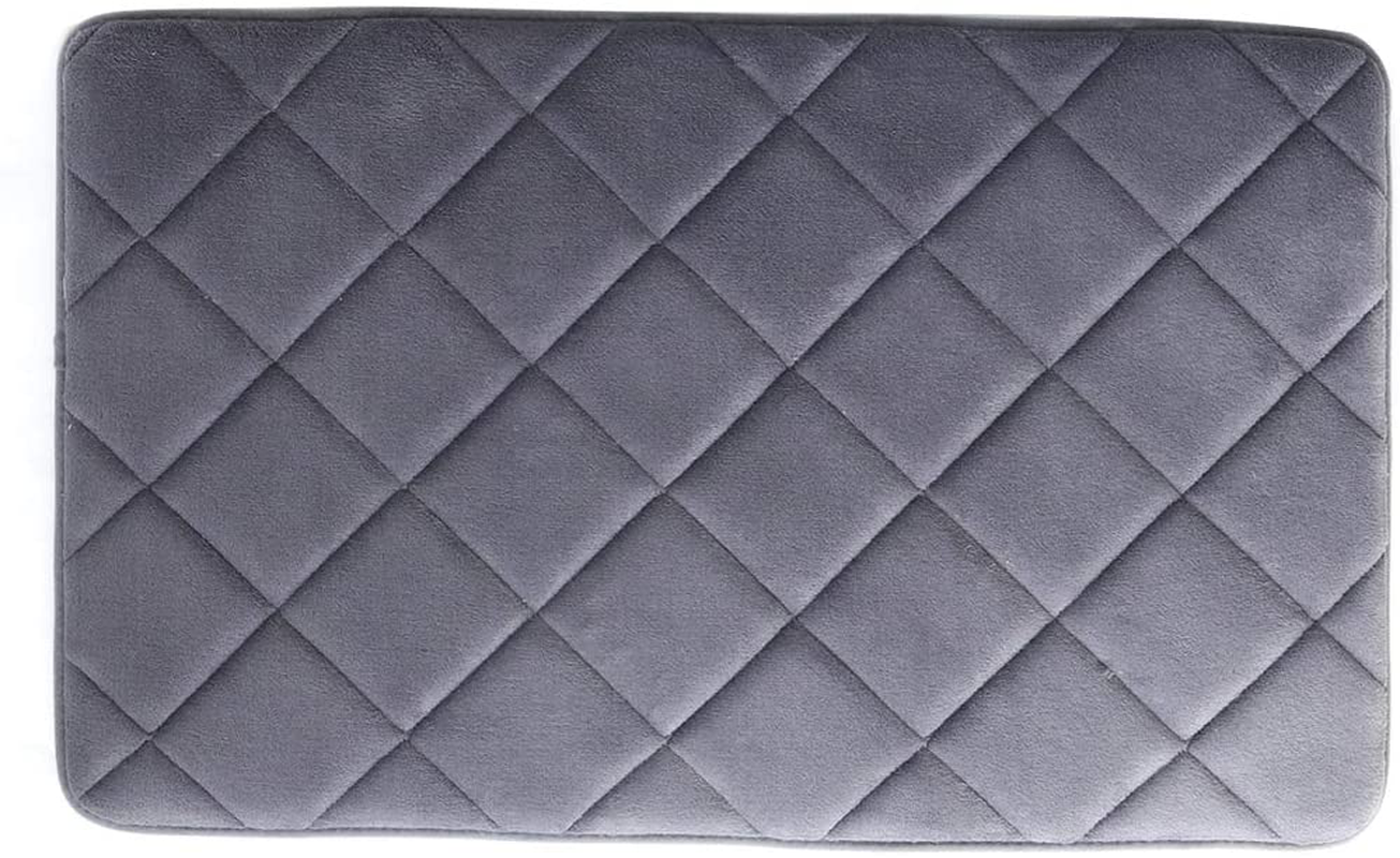 Memory Foam Bath Mat Skid Resistant Absorbent Bathroom Rug Carpet Machine Washable