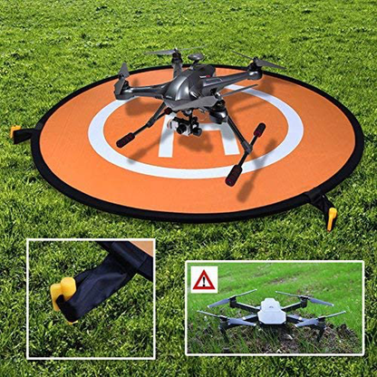 KINBON Drone Landing Pads, Waterproof 30'' Universal Landing Pad Fast-fold Double Sided Quadcopter Landing Pads for RC Drones Helicopter DJI Spark Mavic Pro Phantom 2/3/4 Pro Inspire 2/1 3DR Solo