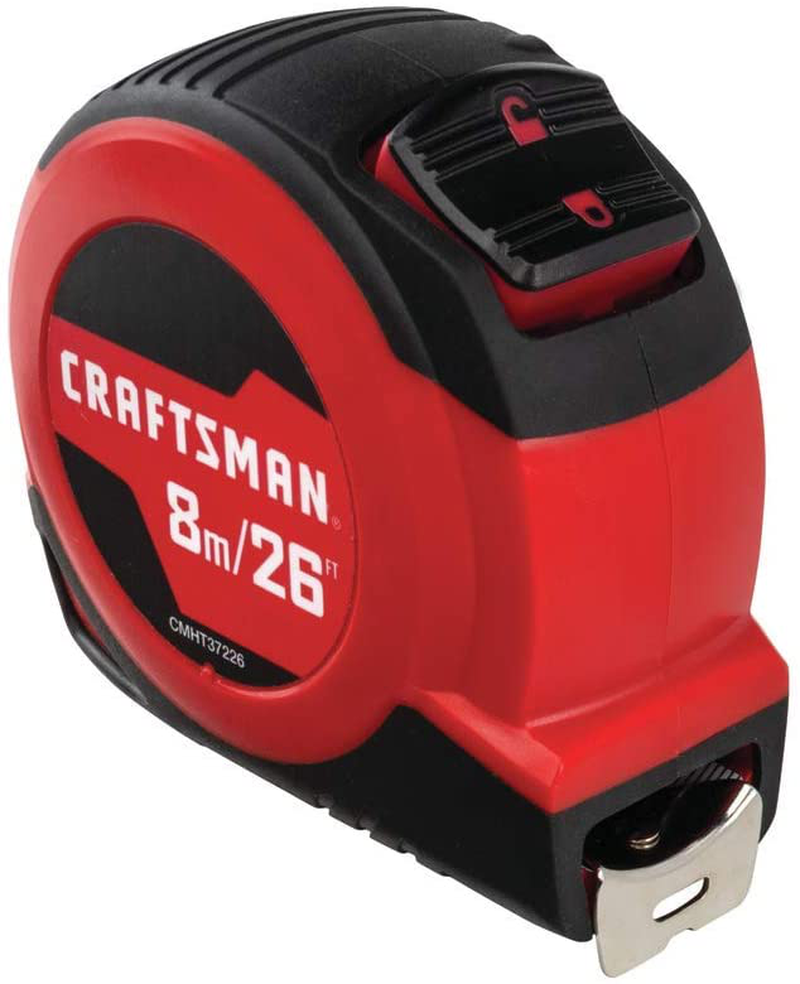 CRAFTSMAN Tape Measure, Self-Lock, 25-Foot with Stud Finder, 3/4-Inch Depth and Torpedo Level, 9-Inch (CMHT82390, CMHT77633 & CMHT37225S)