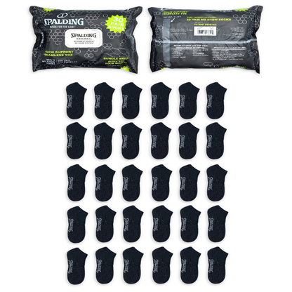 Men's 30-Pack No-Show Socks, Sizes 6.5-12