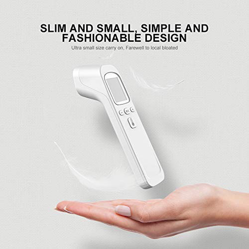 Forehead Thermometer Non-Contact Infrared Digital Thermometer, Ear Thermometer with Fever Alarm for Baby and Adults RW-FTW05