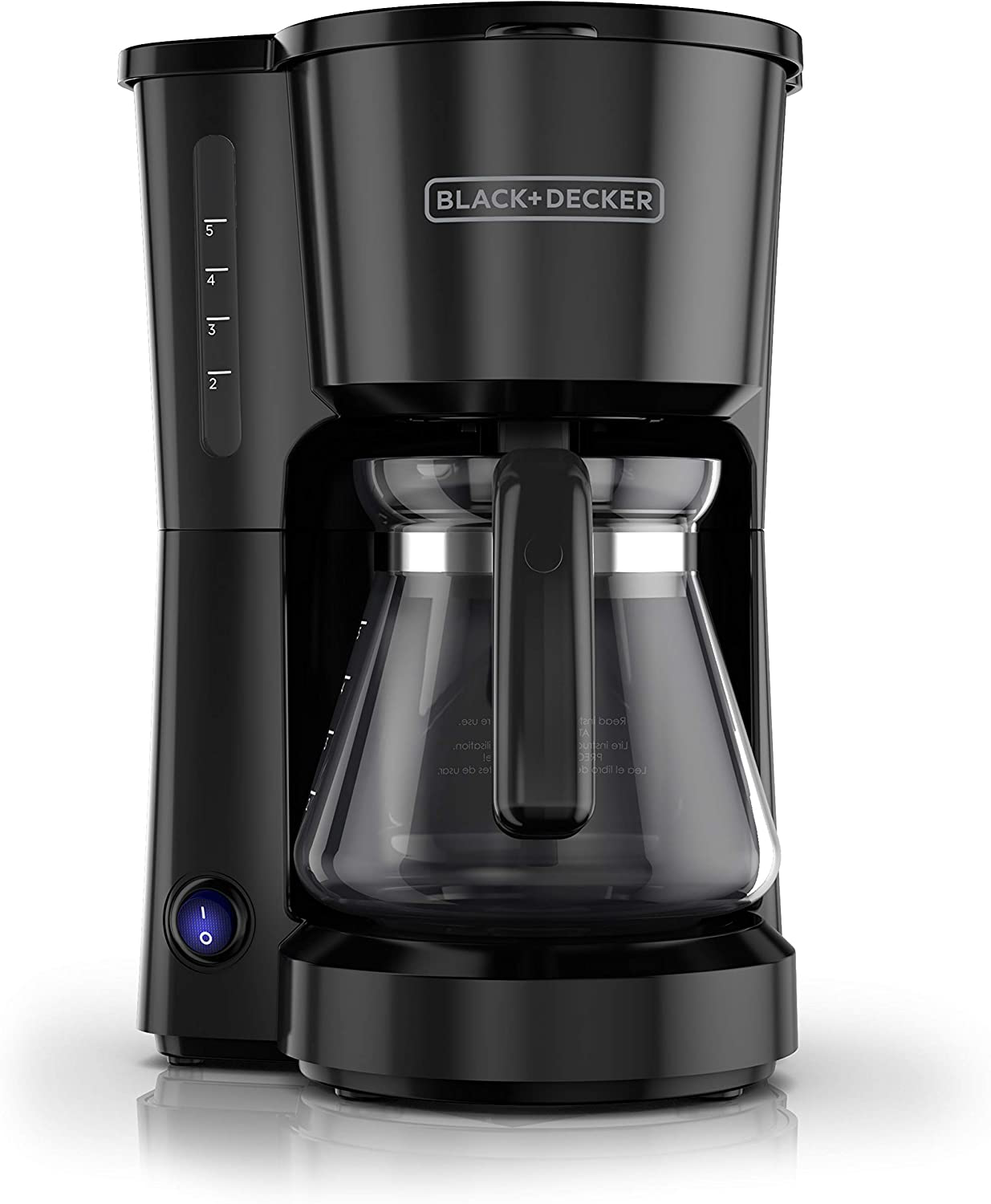 BLACK+DECKER CM0755S, 5-Cup, Silver