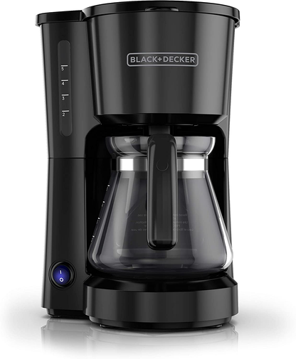 BLACK+DECKER CM0755S, 5-Cup, Silver