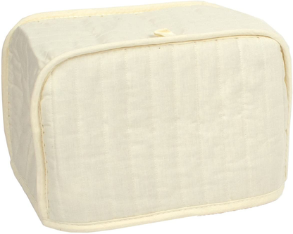 RITZ Polyester / Cotton Quilted Four Slice Toaster Appliance Cover, Dust and Fingerprint Protection, Machine Washable, Black