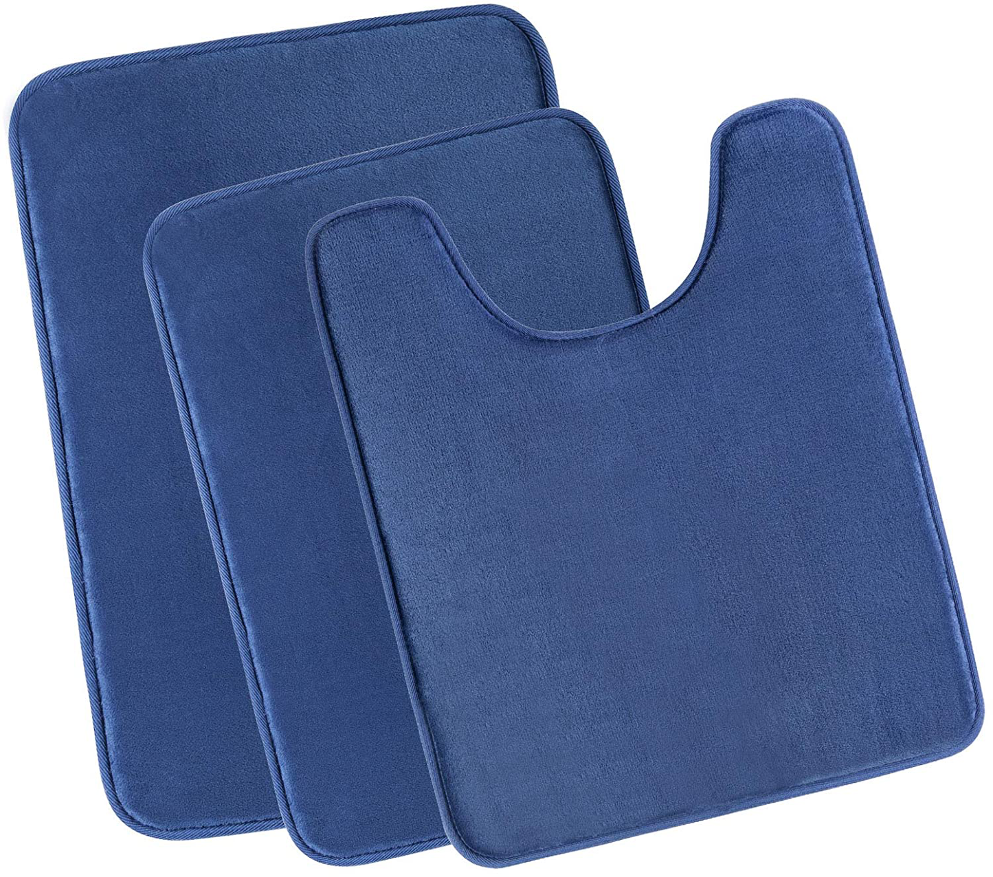 Memory Foam Bath Mat Rug, Comfortable Super Absorbent Machine Wash Non-Slip Thick Bathroom Rug