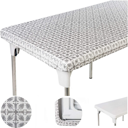 Waterproof Elastic Table Cover with Elastic Edge