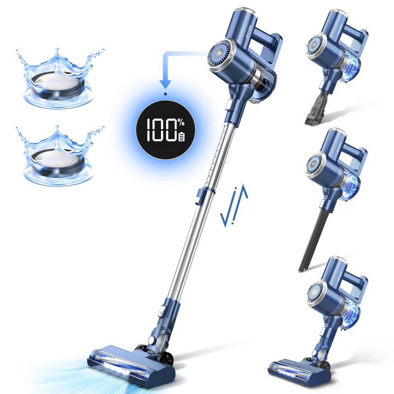 Cordless Stick Vacuum Cleaner - Lightweight for Carpet, Floors, and Pet Hair