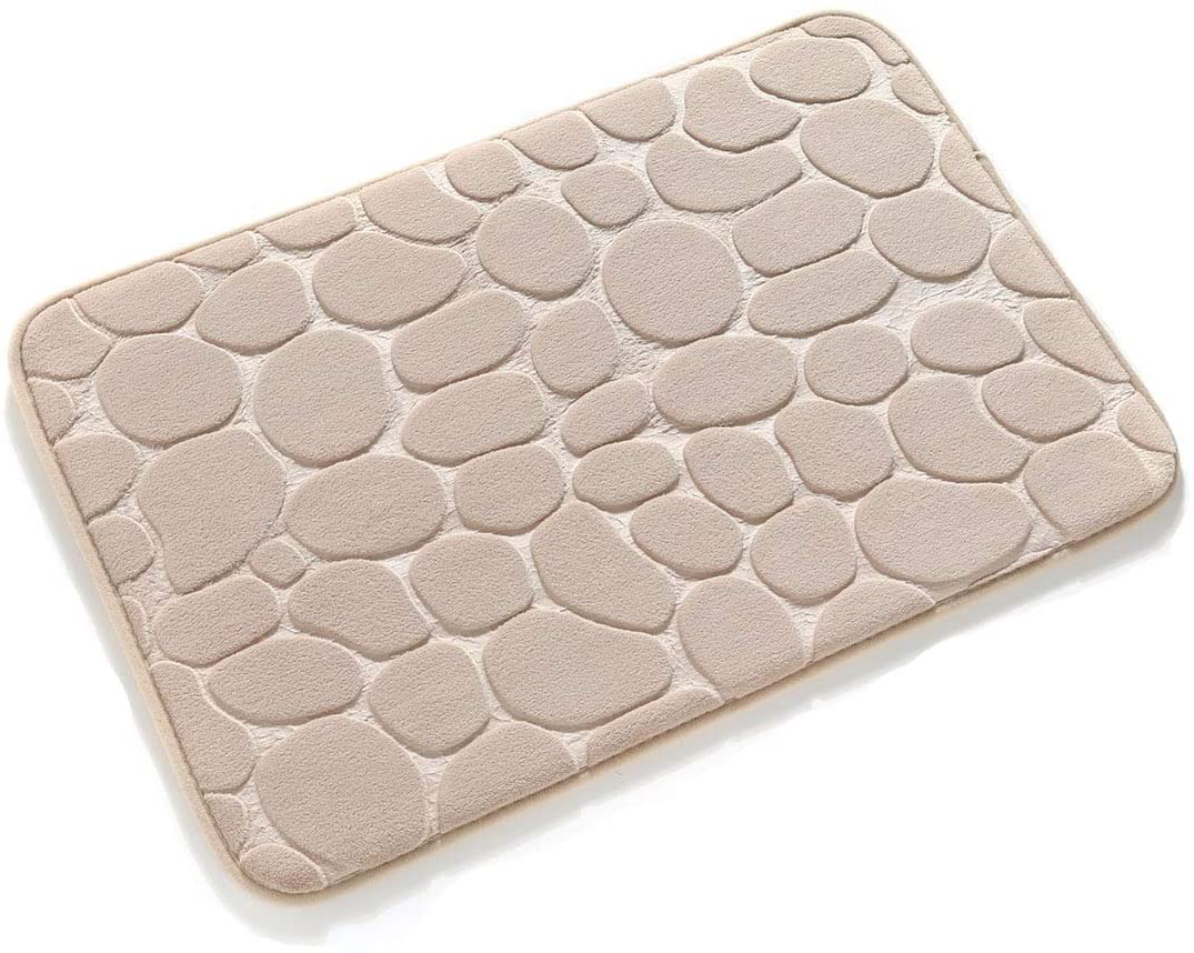 Memory Foam Bath Mat Skid Resistant Absorbent Bathroom Rug Carpet Machine Washable