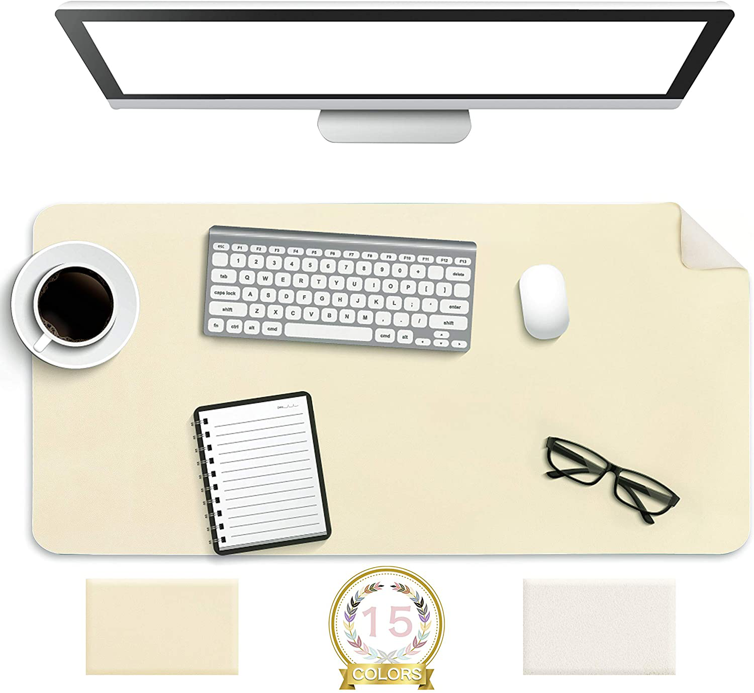 Writing Desk Pad Protector, Anti-Slip Thin Mousepad for Computers,Office Desk Accessories Laptop Waterproof Desk Protector for Office Decor and Home