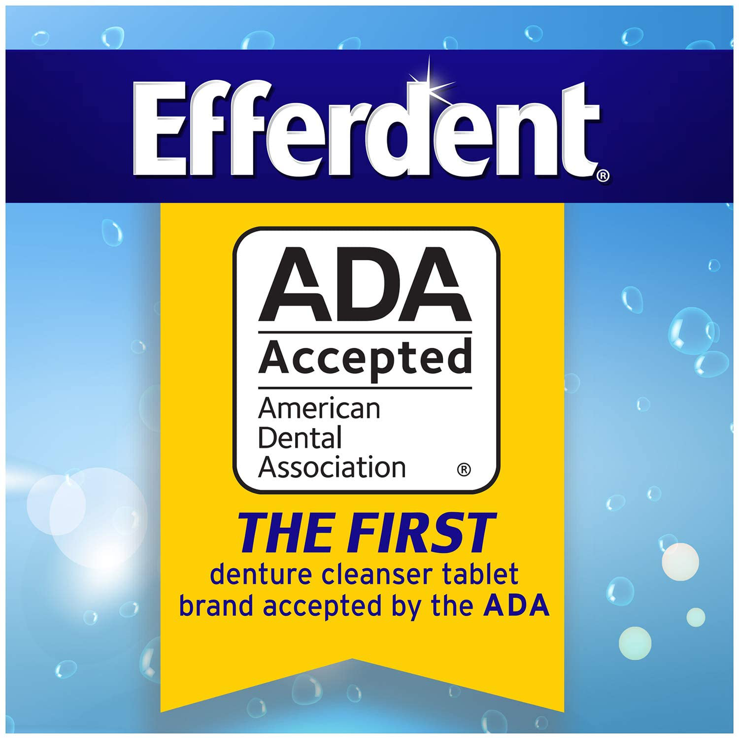 Efferdent Denture Cleanser Tablets, Complete Clean, 102 Tablets