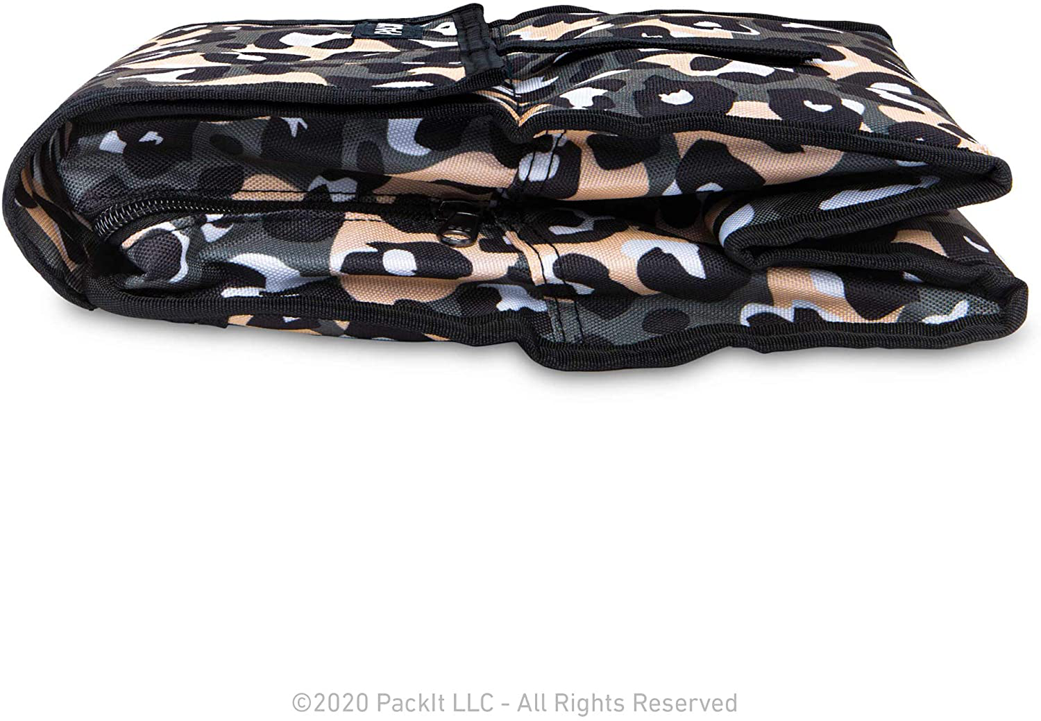 PackIt Freezable Lunch Bag, Wild Leopard Gray