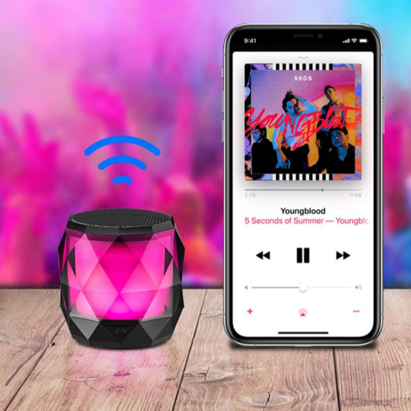 Wireless LED Portable Bluetooth Speaker And Nightlight