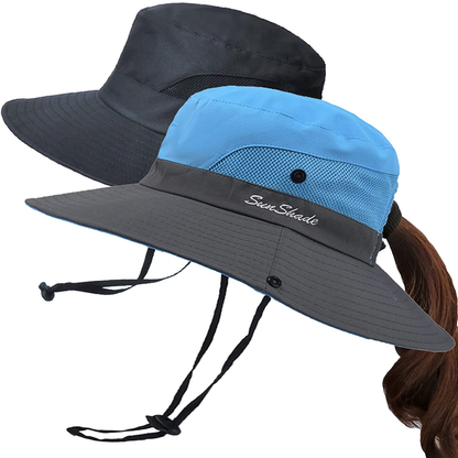 Fishing Sun Bucket Hat for Men or Women 3” Wide Brim UPF 50+