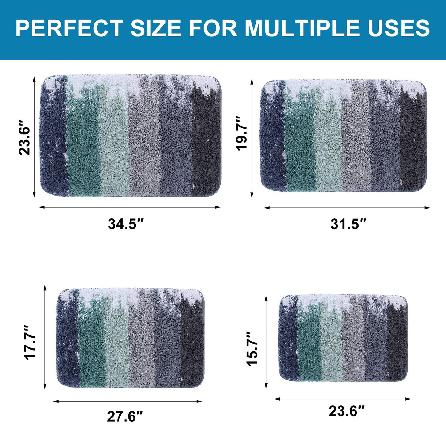 Simple and Soft, Polyester Fiber Carpet, Floor mat into The Bedroom and Living Room