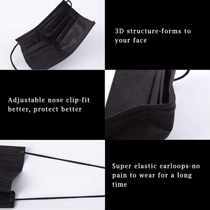 Disposable Face Mask, 3 Ply Protection Face Masks - Multiple Designs available