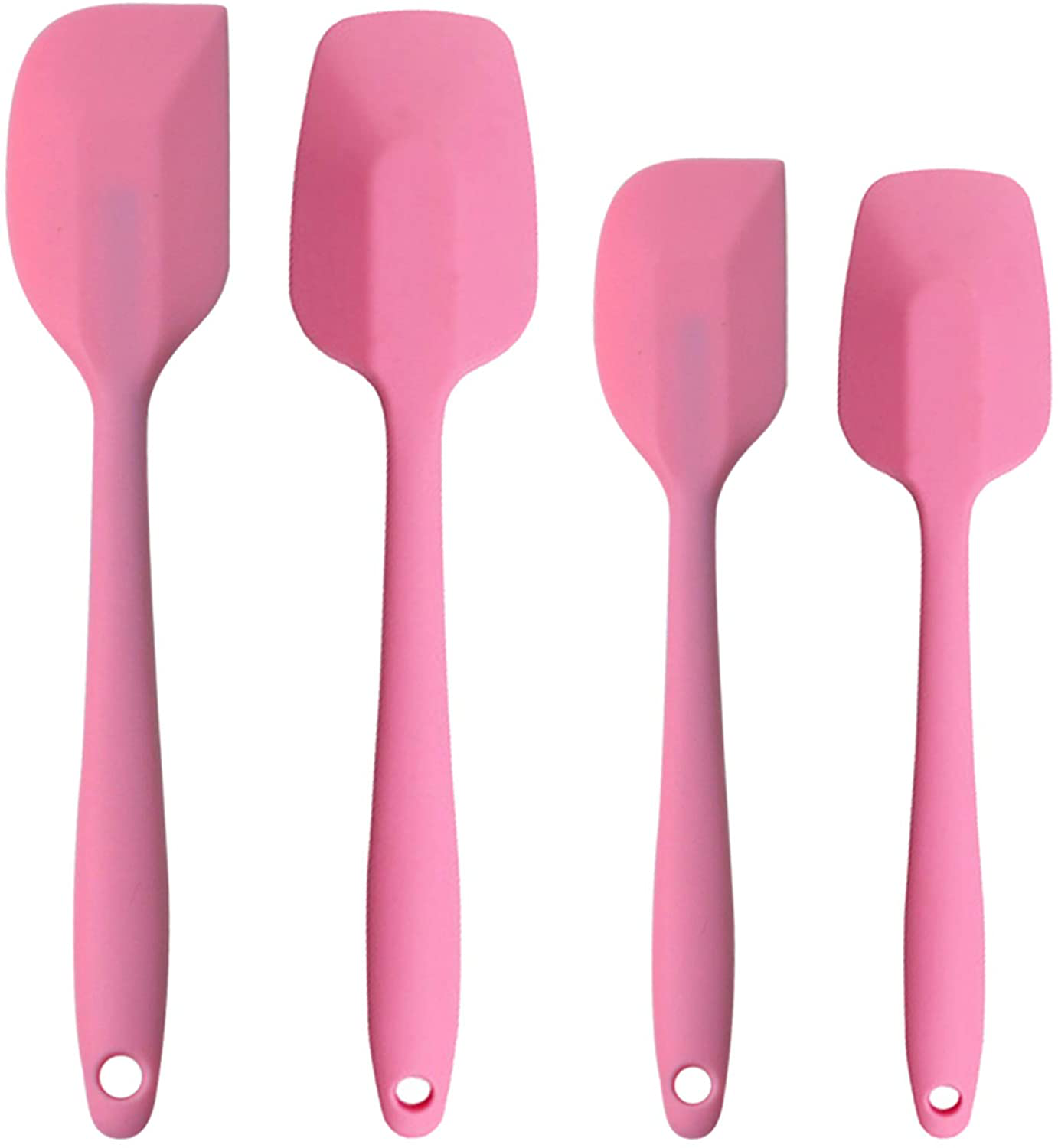 Silicone Spatulas, 11 inch Rubber Spatula Heat Resistant Non-Stick Flexible Scrapers Baking Mixing Tool (4 Piece)