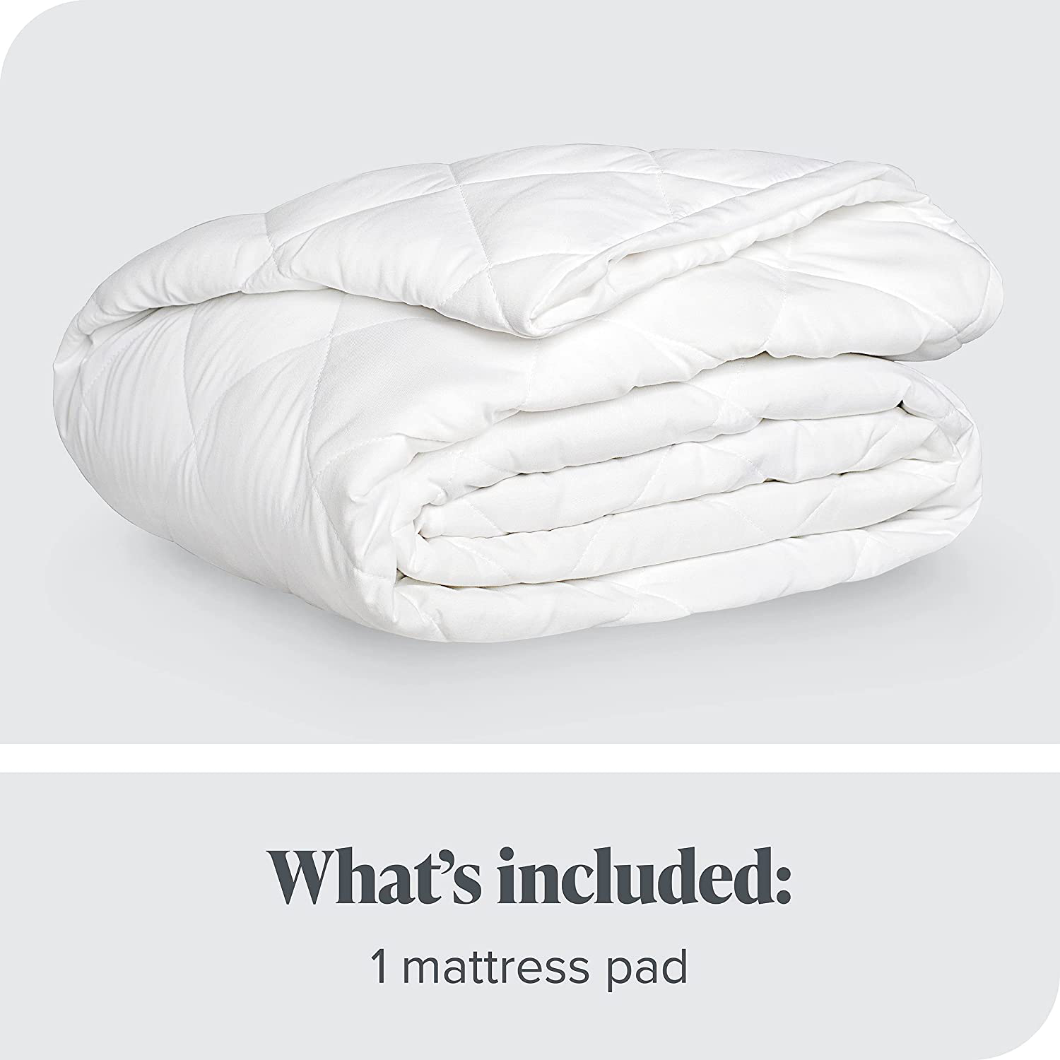 Bare Home Quilted Fitted Mattress Pad (King) - Cooling Mattress Topper - Easily Washable - Elastic Fitted Mattress Cover - Stretch-to-Fit up to 15 Inches Deep (King)