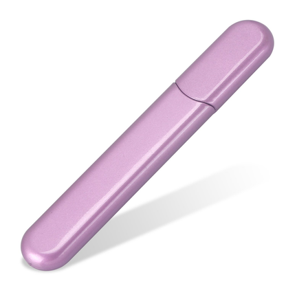 Premium Glass Nail File With Case, Crystal Diamond Salon Best Beauty Nail Buffer