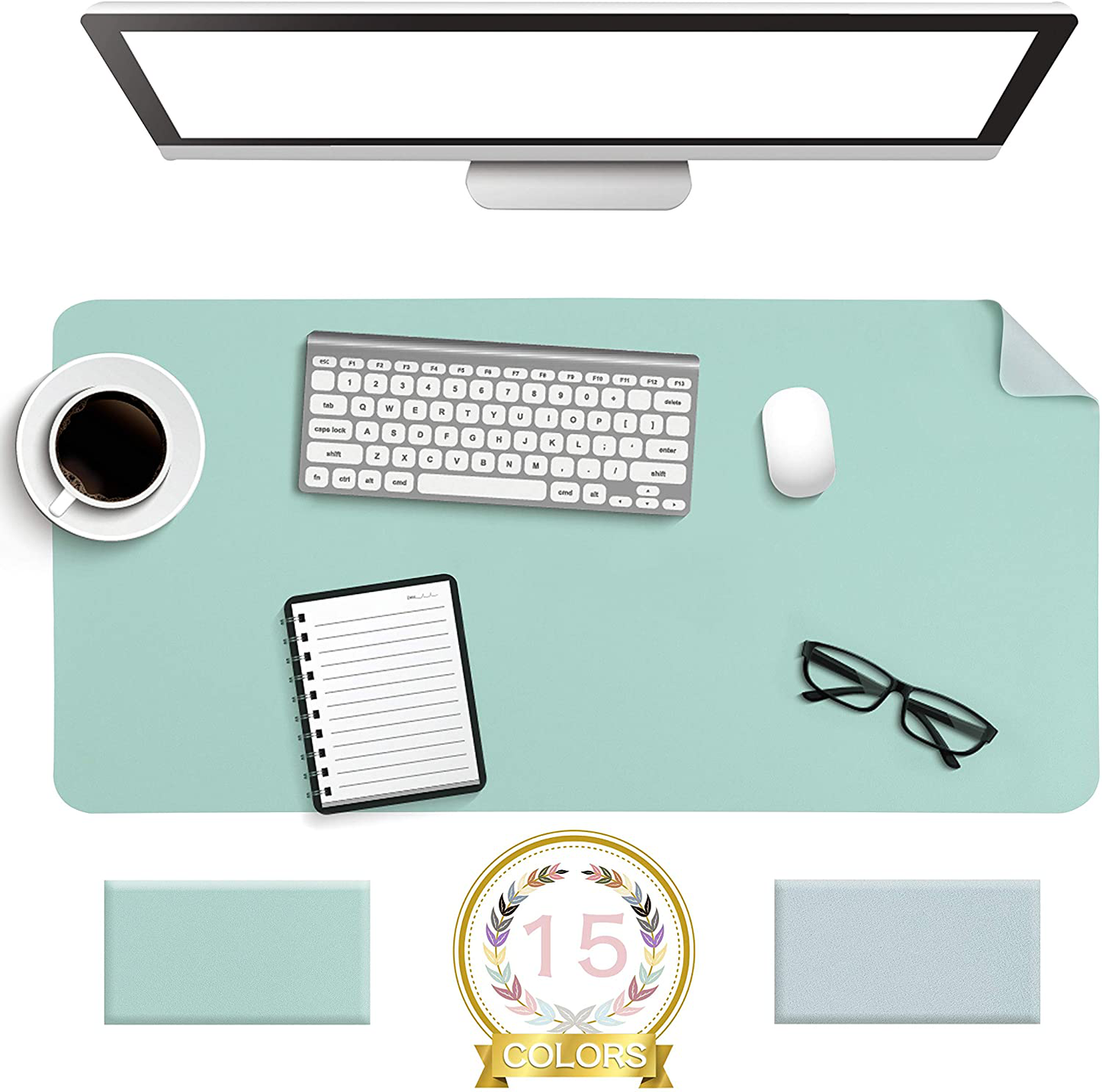 Writing Desk Pad Protector, Anti-Slip Thin Mousepad for Computers,Office Desk Accessories Laptop Waterproof Desk Protector for Office Decor and Home