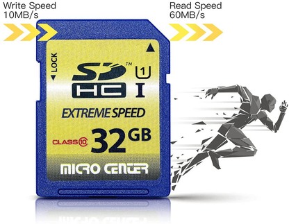 Class 10 SDHC Flash Memory Card SD Card by Micro Center