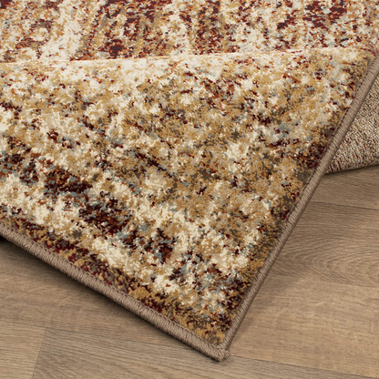SUPERIOR Desginer Salford Area Rug, 5x8, Maroon