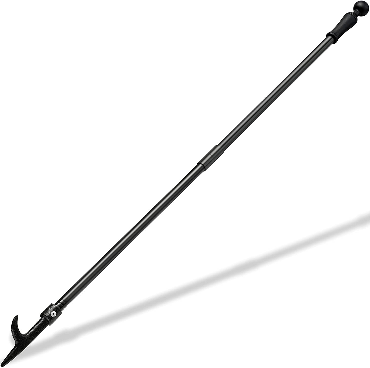 BsBsBest Fire Poker for Fire Pit, 45.99 Inch Extra Long Portable Campfire Poker for Fireplace, Camping, Wood Stove, Outdoor and Indoor Use, Rust Resistant Stainless Steel Silver Finish