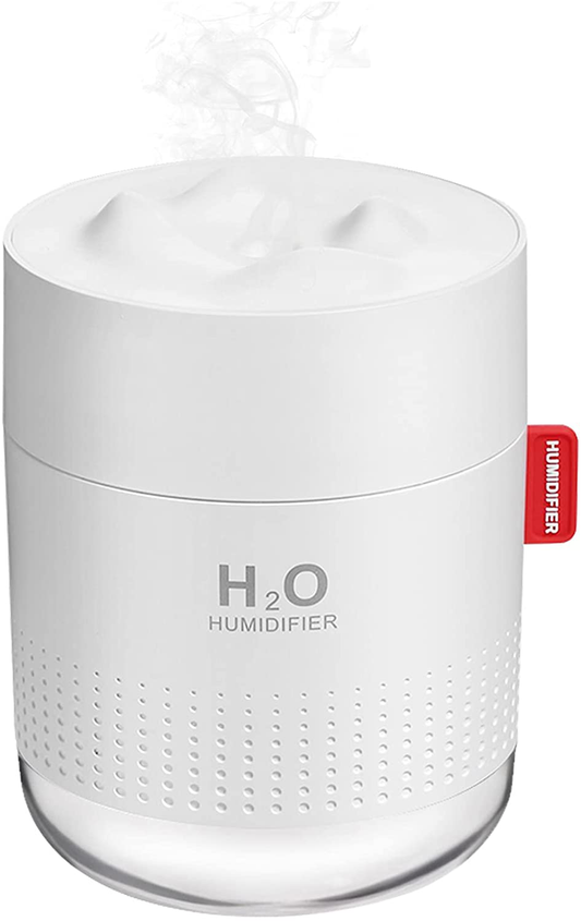 500Ml Small Cool Mist Portable Mini Humidifier with Auto Shut-Off and 2 Mist Modes, Super Quiet