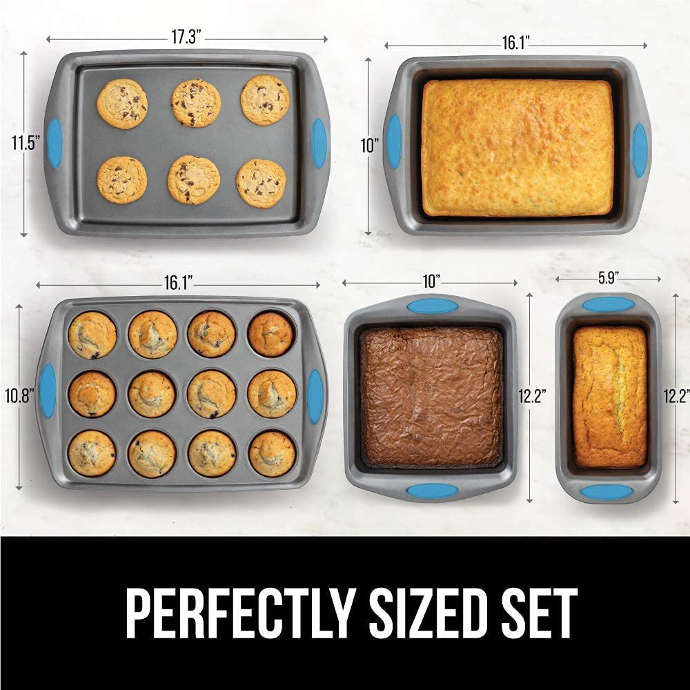 Multipack Gorilla Grip Bakeware Sets, Nonstick, Heavy Duty Carbon Steel