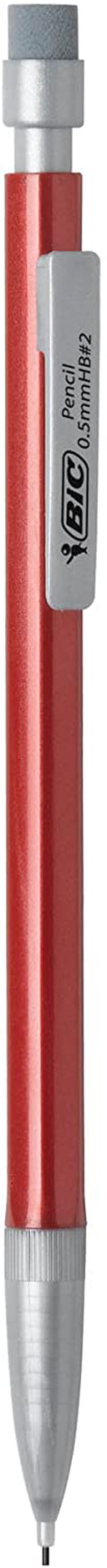 BIC Xtra-Precision Mechanical Pencil, Metallic Barrel, Fine Point (0.5mm), 24-Count, Doesn't Smudge and Erases Cleanly