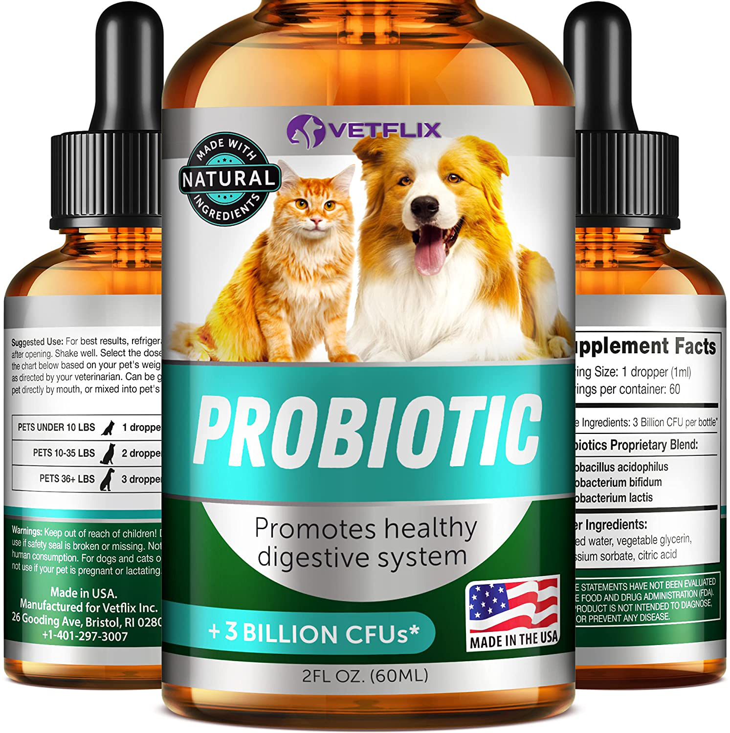 Vetflix Herbal Pet Supplement for Immune System Support