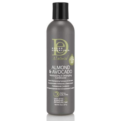 Design Essentials Moisturizing and Detangling Conditioner Almond and Avocado Collection, 8 Ounces