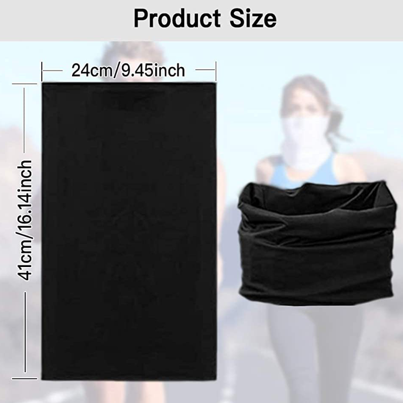 6 Pack Unisex Face Mask Neck Gaiter