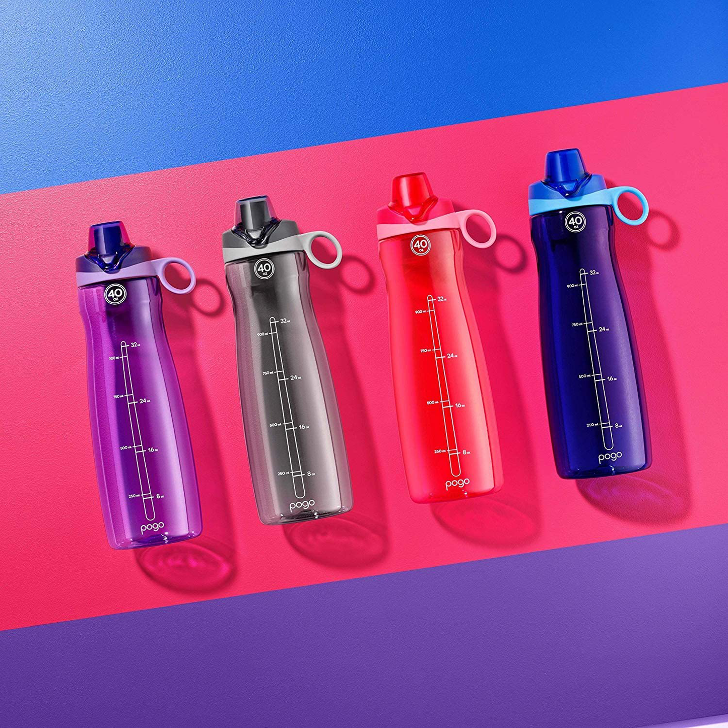 BPA-Free Plastic Water Bottle with Chug Lid
