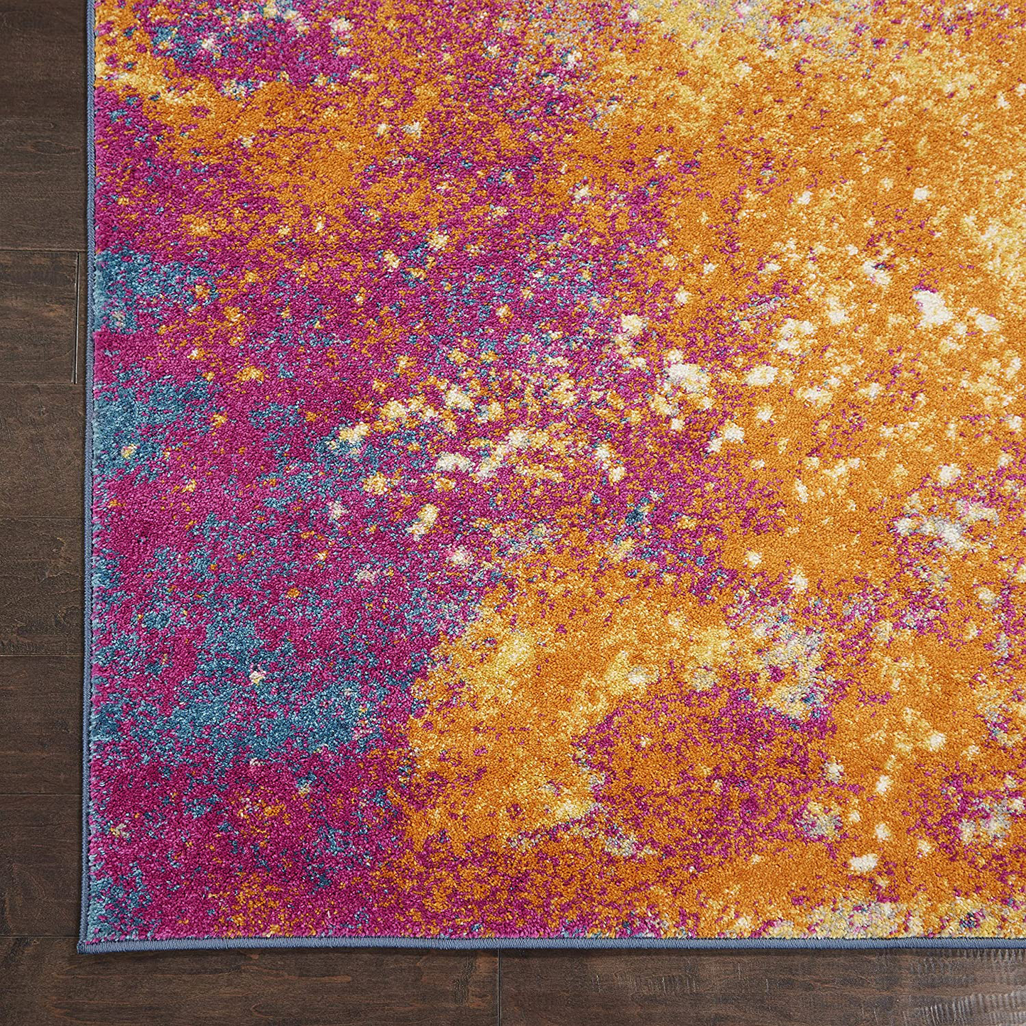 Nourison Passion Bohemian Abstract Sunburst 1'10" x 6' Area Rug, (6' Runner)
