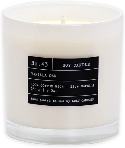 Lulu Candles | Fresh Linen | Luxury Scented Soy Jar Candle | Hand Poured in The USA | Highly Scented & Long Lasting - 2 Pack - 9 Oz. - NO LID