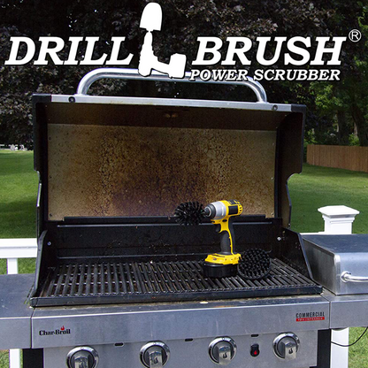 2 Piece BBQ Grill Brush Accessory Set For Power Drill