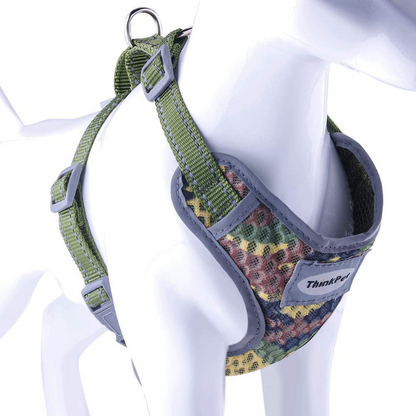 Reflective Breathable Soft Air Mesh No Pull Puppy Harness