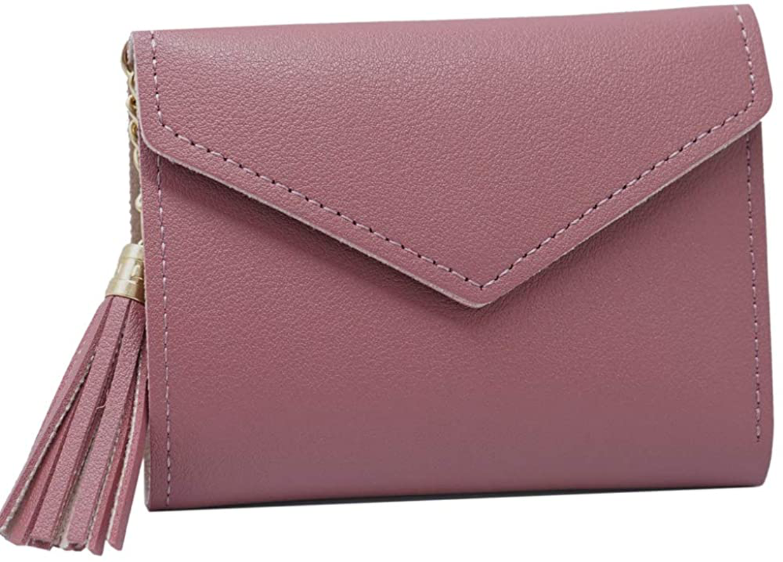 Small Wallet for Women，Ultra Slim Pu Leather Credit Card Holder Clutch Wallets for Women
