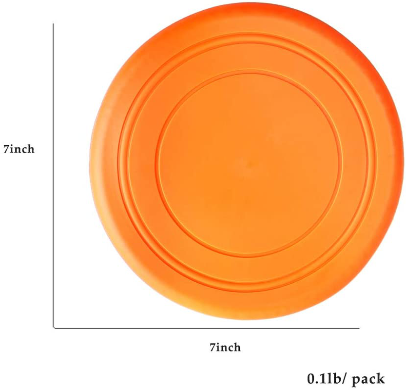 TEESUN Frisbee Kids Flying Disc Toy Outdoor Playing Lawn Game Disk Flyer Frisbee for Kindergarten Teaching Soft Silicone Colorful 6 Pack Bulk Set