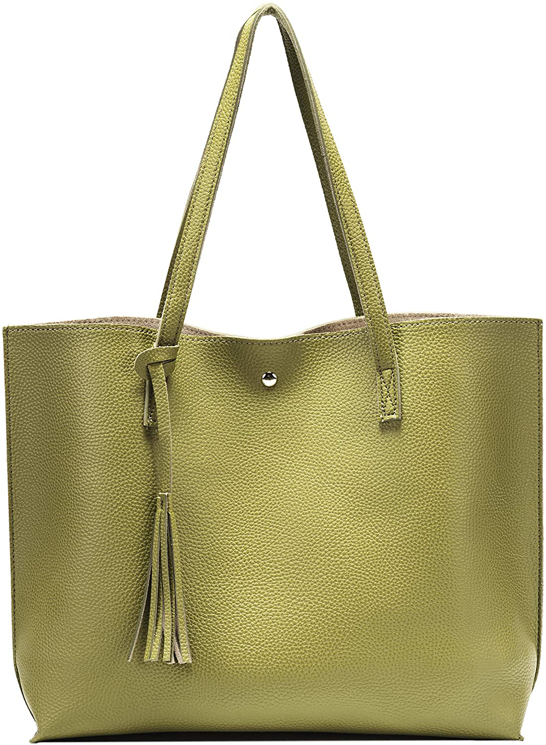 Women's Tote Bags Top Handle Satchel Handbags Faux Leather Tassel Shoulder Purse