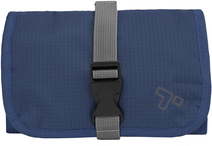 Travelon Tech Accessory Organizer, Royal Blue, OPEN 13.75 x 6.5 x .1 CLOSED 6.5 x 5 x 1