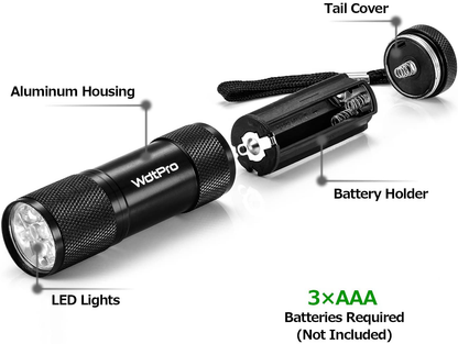 6 Pack LED Mini Flashlights, Super Bright Flashlight with Lanyard, Assorted Colors