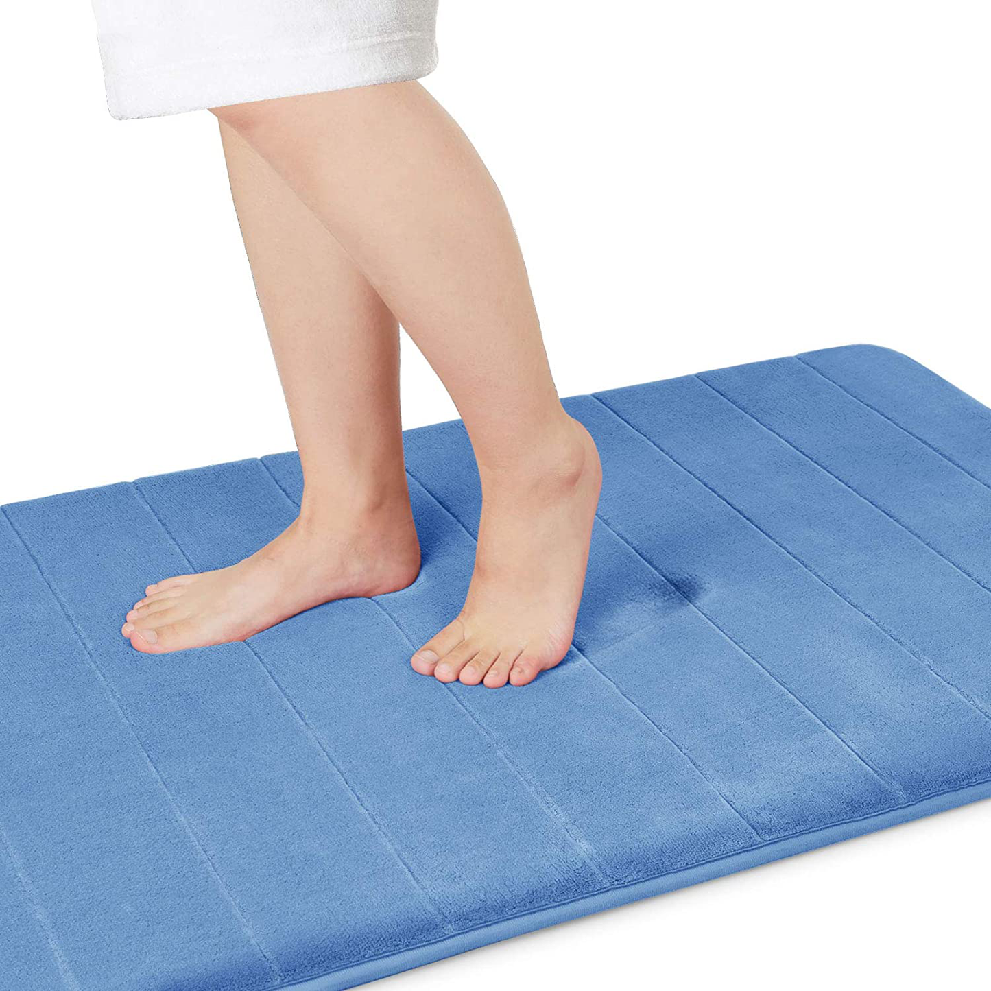 Memory Foam Bath Mat Rug, Comfortable, Soft, Super Water Absorption, Machine Wash, Non-Slip for Bathroom 