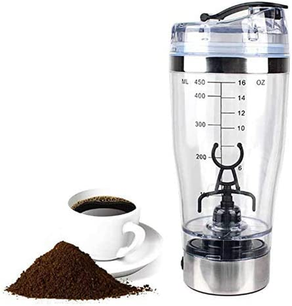 Portable Electric Protein Shaker Mixing Bottle 15oz 