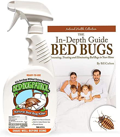 Bed Bug Patrol Bed Bug Killer 1 Gallon, 100% Environmentally Friendly, Family & Pet Safe Bed Bug Killer Formula. Guaranteed.
