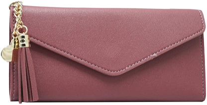 Womens Wallet Ultra Slim Pu Leather Credit Card Holder Clutch Hand holding trendy Wallets for Women